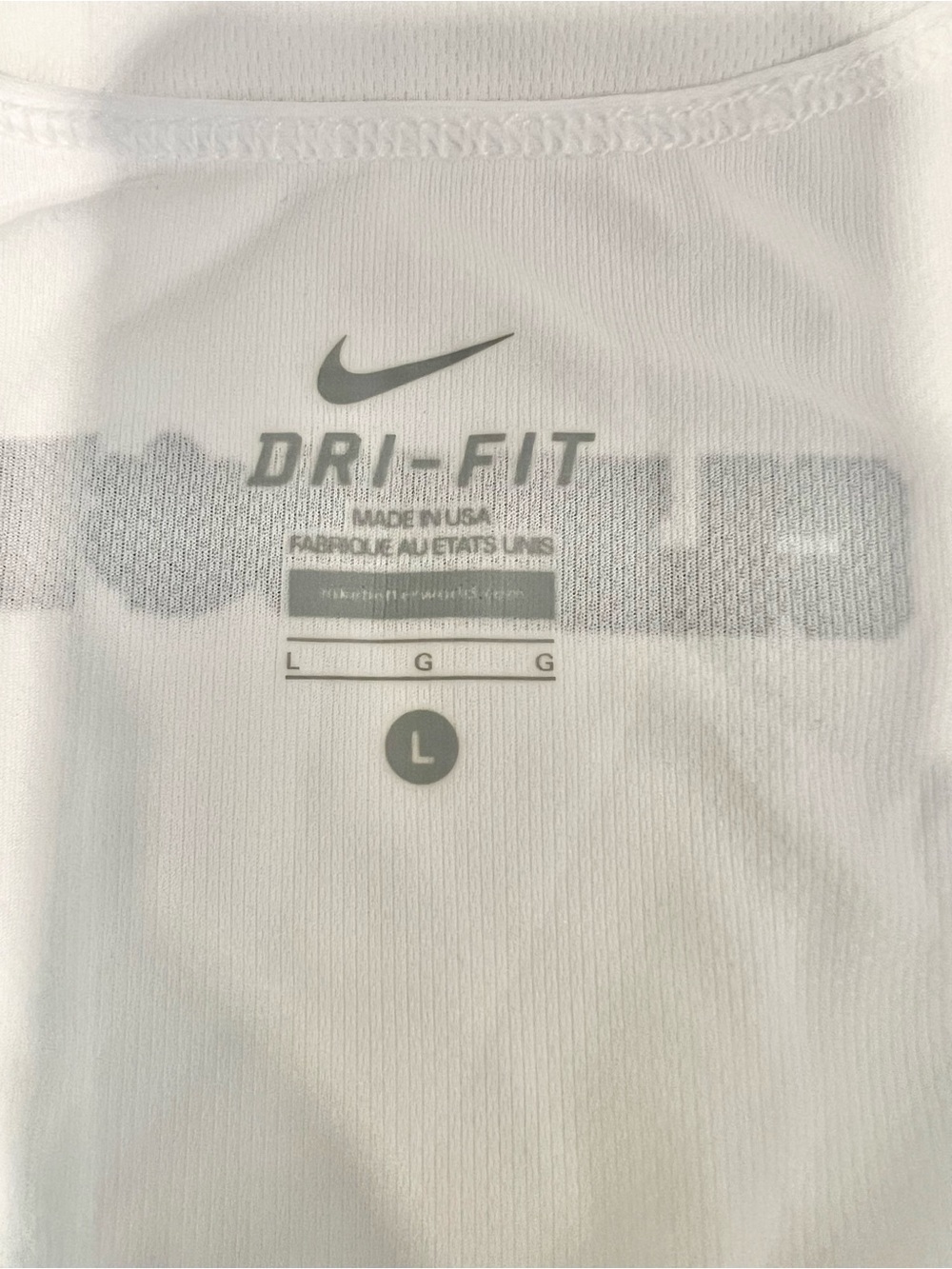NEW Nike Clemson Tigers Women’s Tank Top ACC Size Large White Uniform Field. - Picture 3 of 4